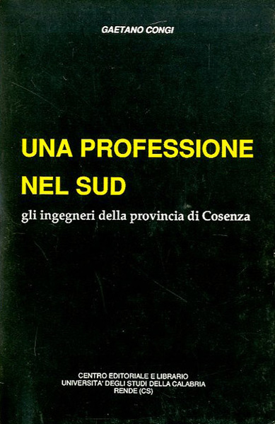 Una professione nel Sud. Gli ingegneri della provincia di Cosenza.