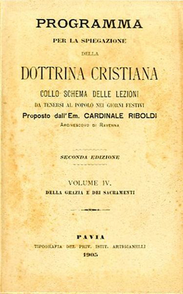 Programma per la spiegazione della dottrina cristiana, collo schema delle …