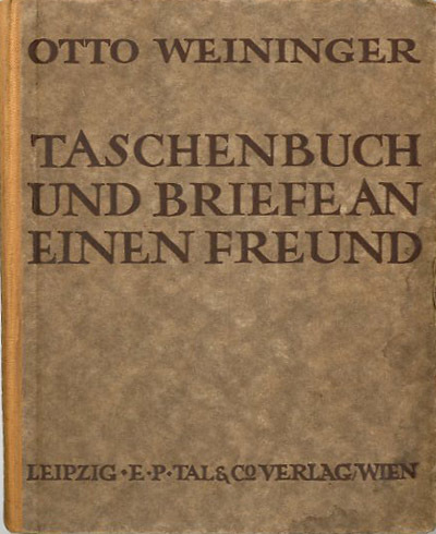 Taschenbuch und Briefe an einen Freund.