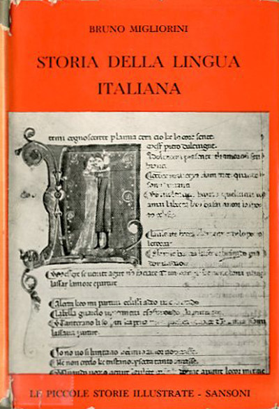Storia della lingua italiana.