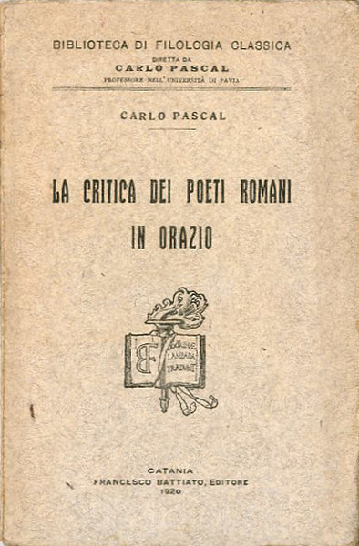 La critica dei poeti romani in Orazio.