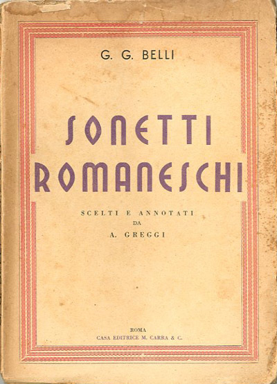 Sonetti romaneschi.