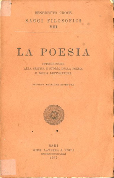 La poesia. Introduzione alla critica e storia della poesia e …