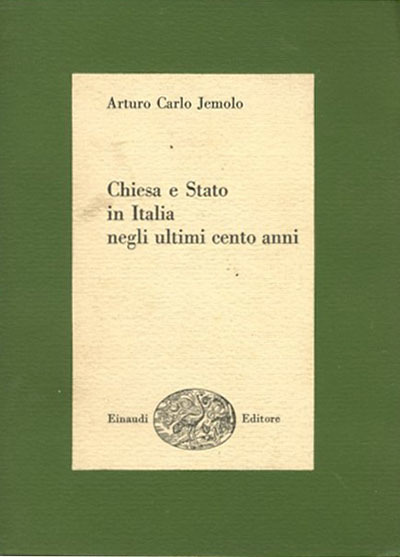 Chiesa e Stato in Italia negli ultimi cento anni.