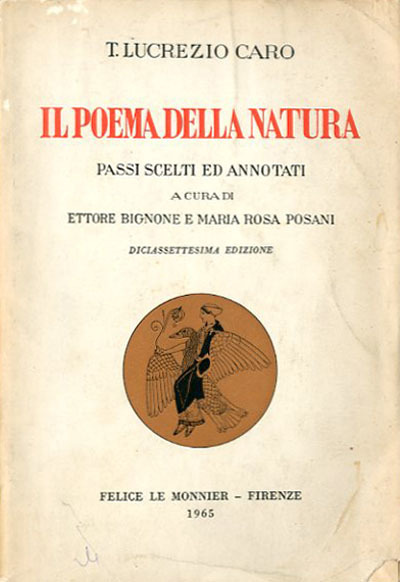 Il poema della natura. Passi scelti e annotati.