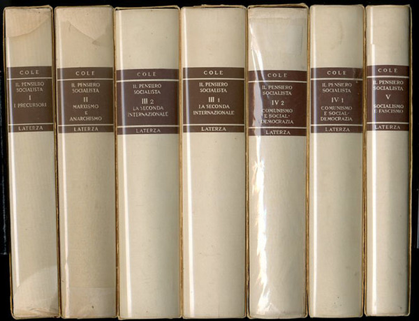 Storia del pensiero socialista.