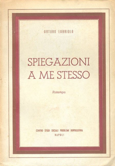 Spiegazioni a me stesso : note personali e culturali.