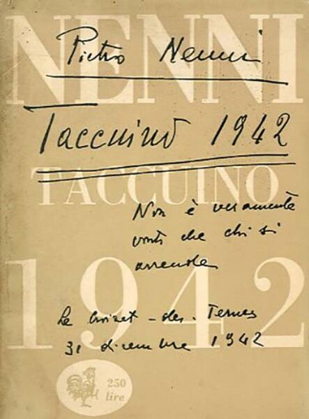 Taccuino 1942.