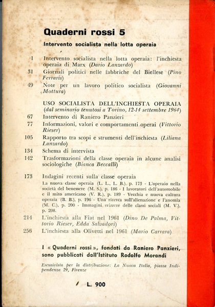 Quaderni rossi : n. 5 (1965).