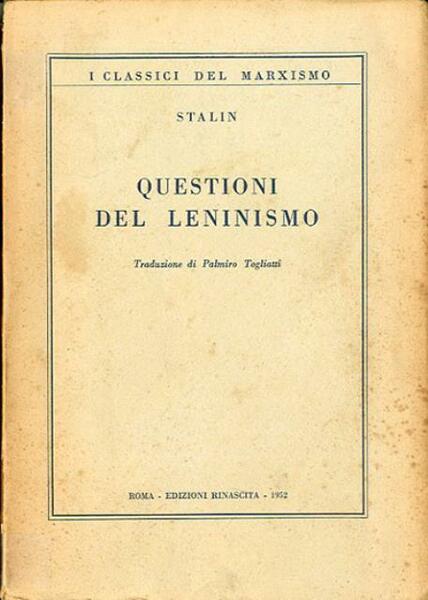 Questioni del leninismo.