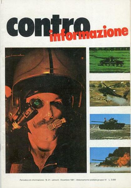 CONTROinformazione, a. 8, n. 21 (dicembre 1981). Periodico d'informazione.