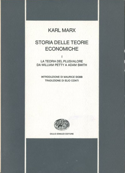 Storia delle teorie economiche.