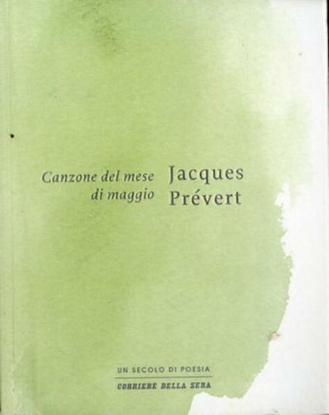 Canzone del mese di maggio.