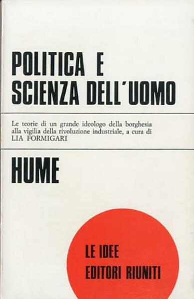 Politica e scienza dell'uomo.