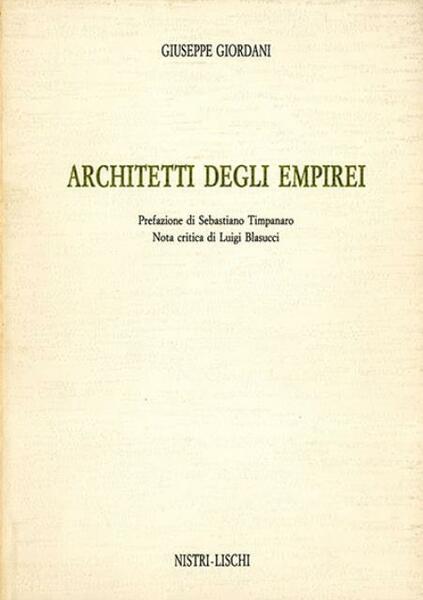 Architetti degli empirei. Poesie.