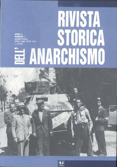Rivista storica dell'anarchismo. A. 2, N. 1, GEN.-GIU. 1995.