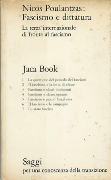 La Terza internazionale di fronte al fascismo.