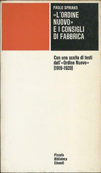 «L'Ordine nuovo» e i consigli di fabbrica.