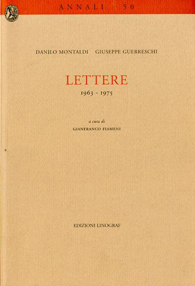 Lettere 1963-1975.