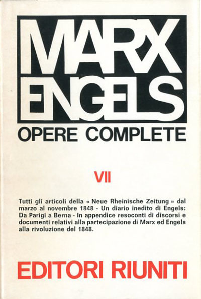 Opere complete. Vol. 7. Marzo-novembre 1848.