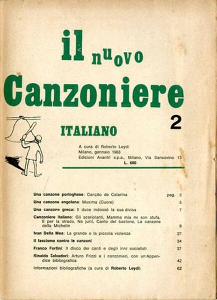 Il nuovo canzoniere italiano, n. 2 (gennaio 1963).