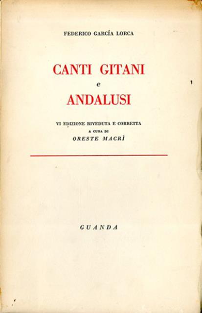 Canti gitani e andalusi.