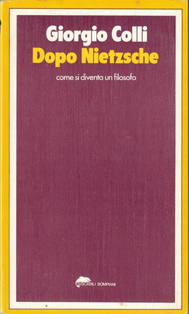 Dopo Nietzsche.