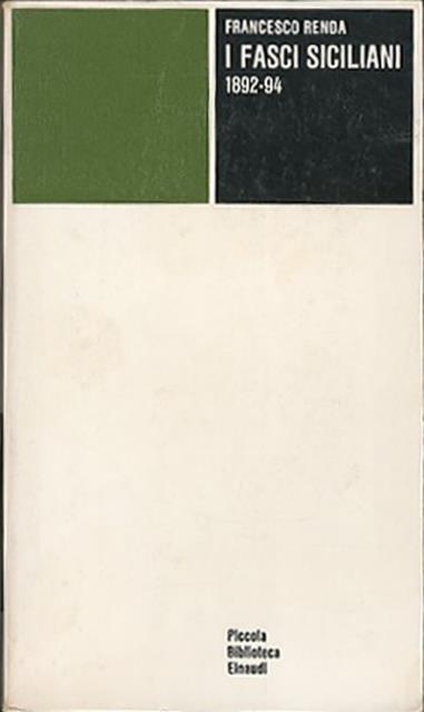 I fasci siciliani 1892-94.