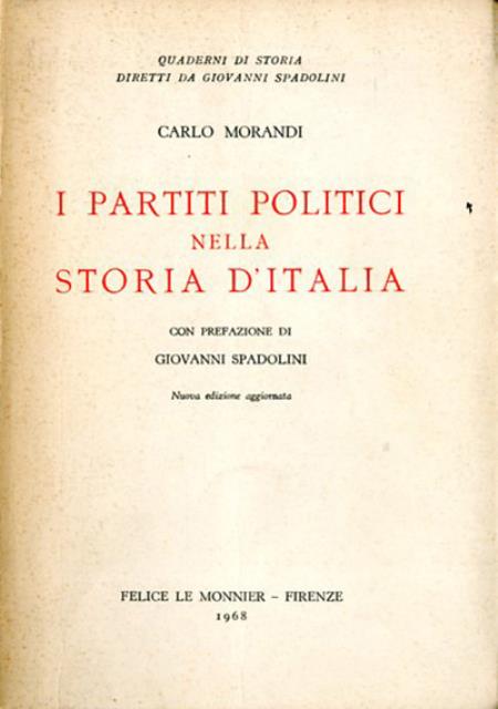 I partiti politici nella storia d'Italia.