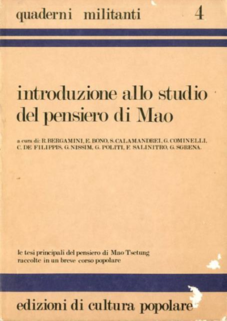 Introduzione allo studio del pensiero di Mao. breve corso della …