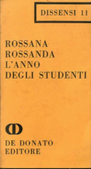 L'anno degli studenti.