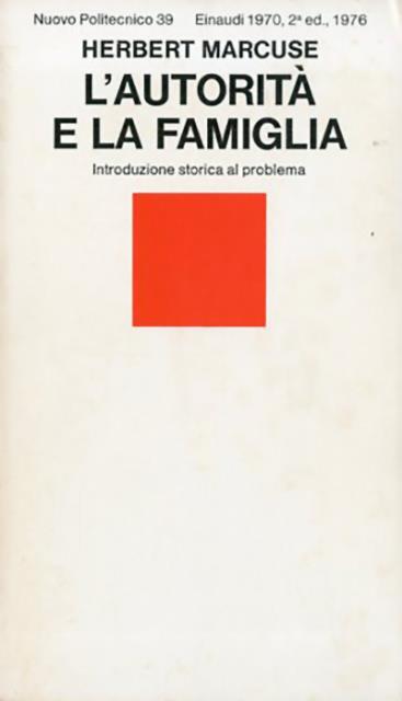 L'autorità e la famiglia. Introduzione storica al problema.