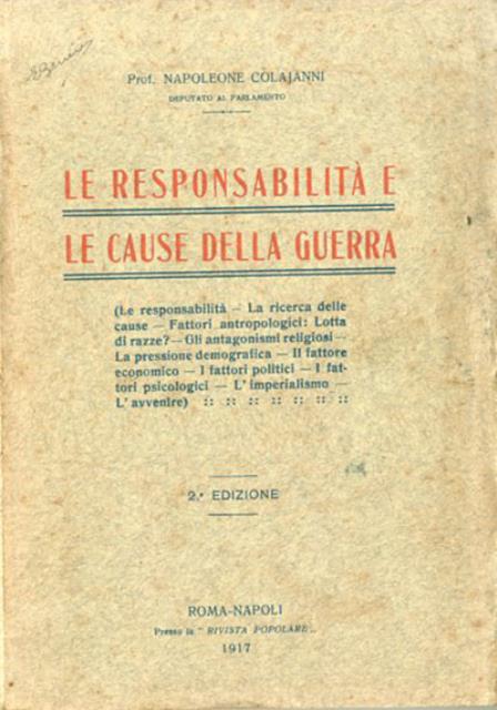 Le responsabilità e le cause della guerra.