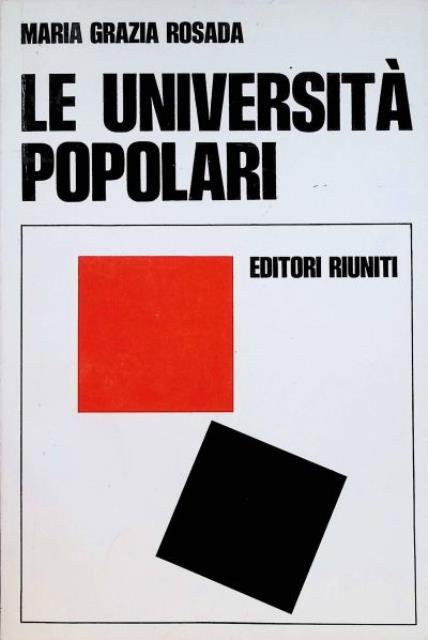 Le università popolari in Italia. 1900 - 1918.