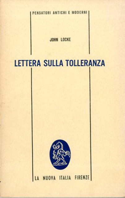 Lettera sulla tolleranza.