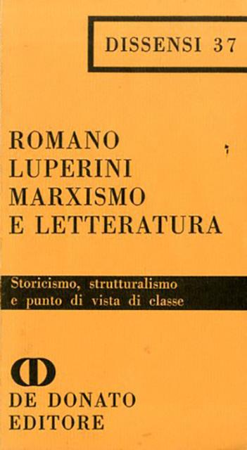 Marxismo e letteratura.