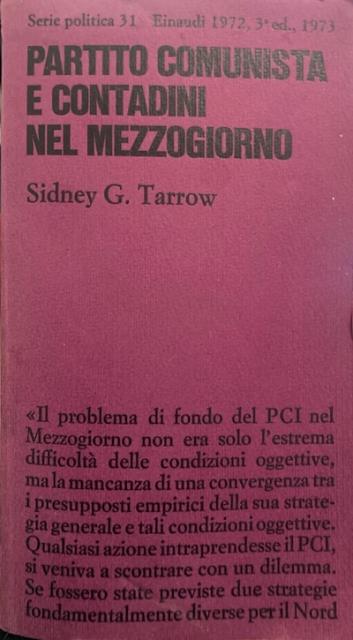 Partito comunista e contadini nel mezzogiorno.