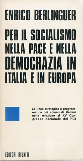 Per il socialismo nella pace e nella democrazia in Italia …