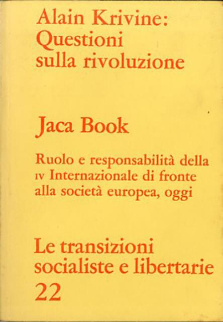 Questioni sulla rivoluzione. Conversazioni con Roland Biard.