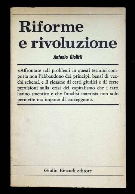 Riforme e rivoluzione.