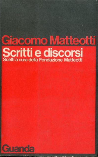 Scritti e discorsi.