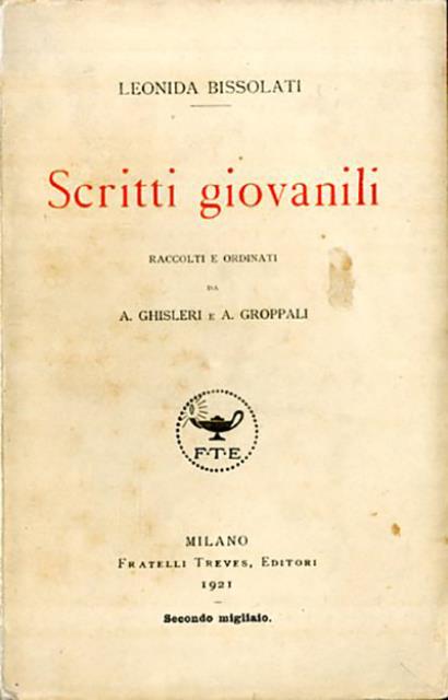 Scritti giovanili.