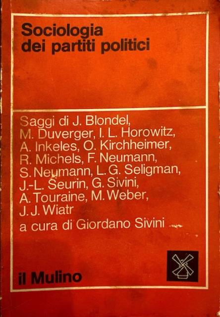 Sociologia dei partiti politici.