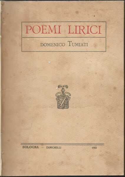 Poemi lirici.