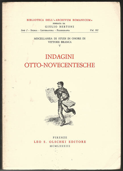 Indagini Otto-Novecentesche.