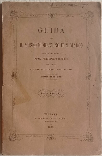 Guida del R. Museo Fiorentino di S. Marco.