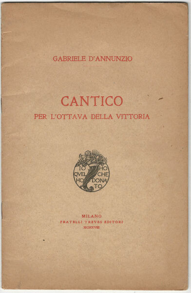 Cantico per l'ottava della vitoria.