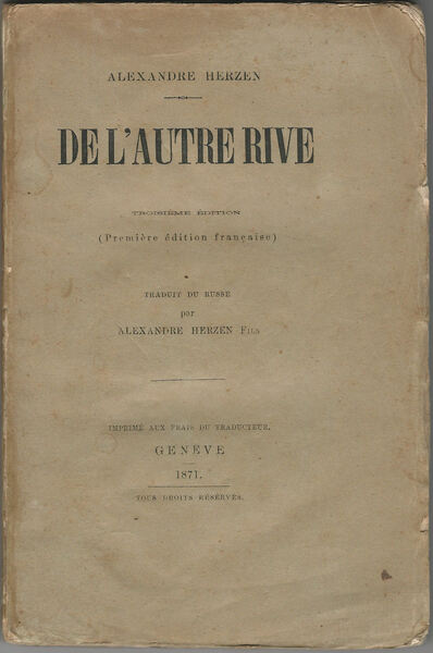 De l'autre rive.