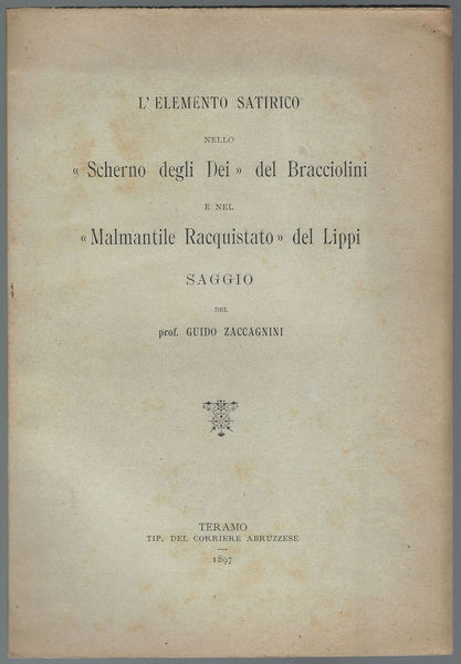 L'elemento satirico nello «Scherno degli Dei» del Bracciolini e nel …