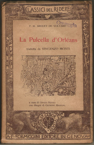 La Pulcella d'Orléans tradotta da Vincenzo Monti.